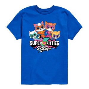 Boys' - Disney - Super Kitties Group Short Sleeve Graphic T-Shirt - 1 of 4