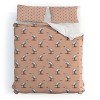 Deny Designs Egrets on Peach Little Arrow Design Co Duvet and Sham Set - 2 of 4