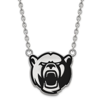 Black Bow Jewelry Sterling Silver Baylor Bears NCAA Necklace 18 Inch