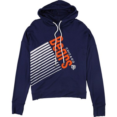 Touch by G-III Womens Chicago Bears Tulip Back Hoodie Sweatshirt