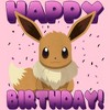 Girl's Pokemon Eevee Happy Birthday T-Shirt - 2 of 4