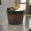 Cheung's Mariva Dark Brown Wood Decor Bucket Large - 2 of 4