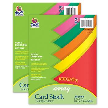 Exact Index Cardstock, 8-1/2 X 11 Inches, 110 Lb, Assorted Colors, 250  Sheets : Target