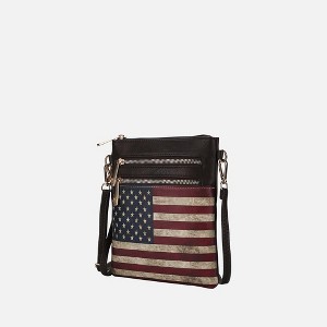 MKF Collection Genesis Printed Flag Vegan Leather Women’s Crossbody Bag by Mia K - 1 of 4