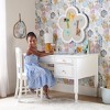 Guidecraft Avery Kids' Desk and Chair Set - White: Girls Wooden Study Desk with Storage Drawers, Computer Workstation for Children - 3 of 4