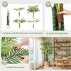 Palm Artificial Tree 6-7ft Tall Tropical Palm Tree UV Resistant Fake Tropical Golden Cane Palm Tree, Large Faux Palm Plants - 4 of 4