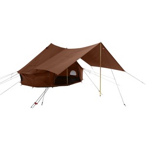 WHITE DUCK Sunshade Tarp – DYNATEK Canvas Outdoor Shelter with Poles, Ropes & Carry Bag – Water-Repellent, Weatherproof Shade Cover - 1 of 4