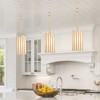 LNC Hemaaolay  1-Lights 4.3" Modern Cylinder Mini Pendant  Lights, Gold/Black - 2 of 4