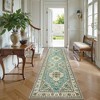 Lahome Boho Washable Runner Rug - 2x8 Kitchen Rug Runner Soft Non-Slip Washable Low-Pile Hallway Mat, Indoor Accent Floor Carpet Runners for Bedroom - 2 of 4