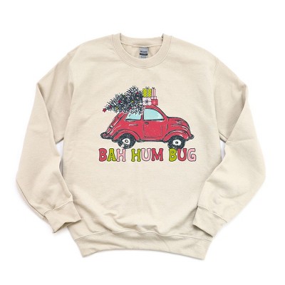 Simply Sage Market Women's Graphic Sweatshirt Bah Hum Bug Car