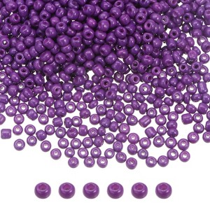 Unique Bargains Loose Craft DIY Earring Necklace Making Glass Round Beads 6000 Pcs - 1 of 4