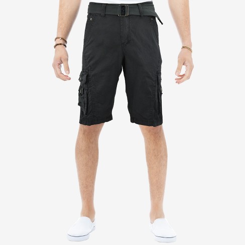 Mens knee length on sale shorts