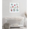 Kate & Laurel All Things Decor 22"x22" Sylvie Friend Zone Penguins Canvas: Modern Wall Decor - 2 of 4