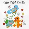 Women's Pokemon Gotta Catch ‘Em All Flowers T-Shirt - image 2 of 4