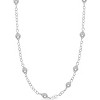 SHINE by Sterling Forever Stationed Pearl Face Mask Chain[Color/Silver ] - Silver - 2 of 2