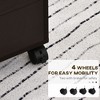 NicBex 3-Drawer Chest Mobile File Cabinet with Wheels Lateral Mobile Filing Under Desk Storage for Home, Office - 4 of 4