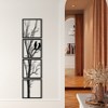 Sussexhome Tree and Birds Metal Wall Decor for Home and Outside - Wall-Mounted Geometric Wall Art Decor - Wall Decoration[12 x 47] - 2 of 3
