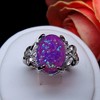 Sharla Statement Ring Oval Pink Fire Opal Women Ginger Lyne Collection - 4 of 4