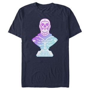 Men's Fortnite Skull Trooper All Hail Glow T-Shirt - 1 of 4