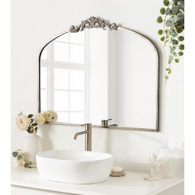 Arendahl Traditional Silver Arch Wall Mirror 40.5" x 34.5"