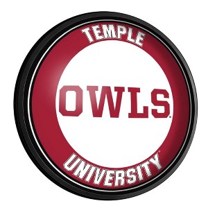 College Round Slimline Lighted Wall Sign - 1 of 1