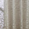 Commonwealth Hammered Leaf by Habitat Grommet Top Jacquard Panel Grey 52 x 72 - 3 of 3