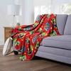 Warner Bros. Justice League Heroic Holiday Helpers Silk Touch Throw Blanket 50x60 Inches - 2 of 4