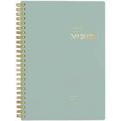 2022 Planner Workstyle Small Focus W/M Poly Green - Cambridge