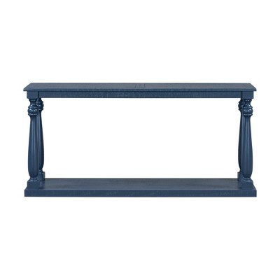 Bella Depot  63''W Vintage Wood Grain Console Table