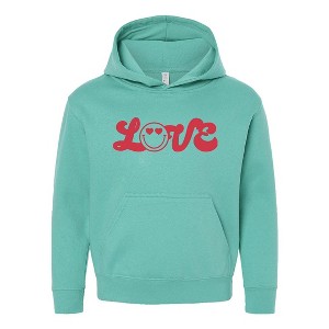 The Juniper Shop Love Smiley Face Youth Graphic Hoodie - 1 of 3