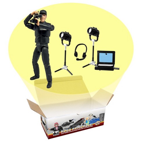 Ultimate TV Camera Man & Accessory Set for WWE & AEW Wrestling Action Figures - image 1 of 4