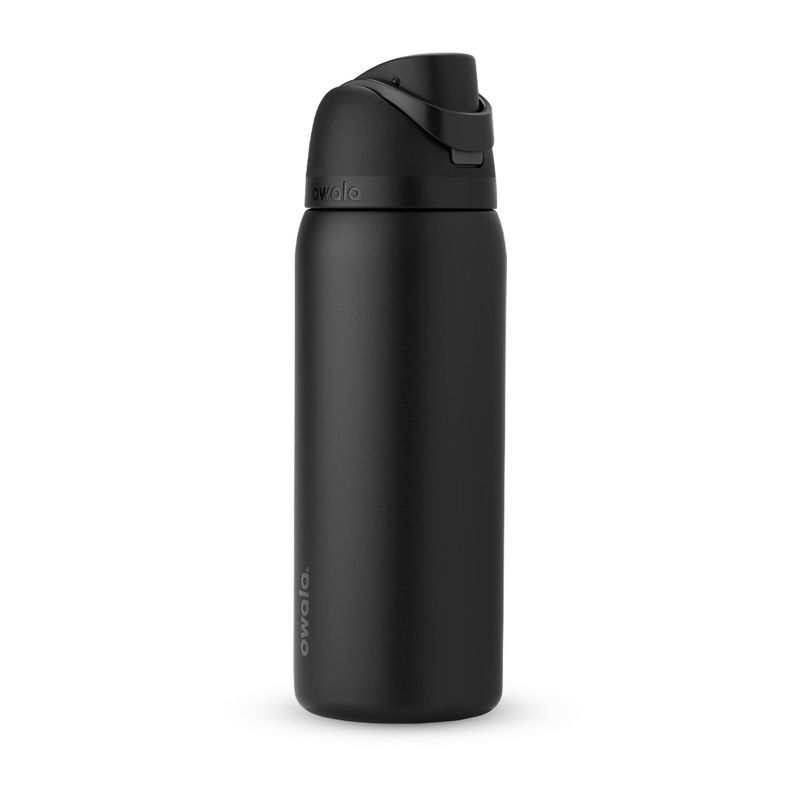 Owala FreeSip 32oz Stainless Steel Water Bottle - Black, 1 of 7