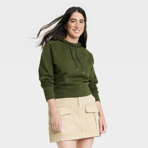 Women's Hoodie Sweatshirt - Universal Thread™ Khaki M