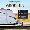 Acekool 3-Ton RV Stabilizer Jacks 2-Pack, 6000lbs Telescopic Adjustable 16"-30" Leveling Support Stands for 5th Wheels, Trailers, Campers, Black - 2 of 4
