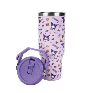 40 Oz Stainless Steel Tumbler With Handle - 1 of 4