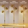 SUGIFT Modern Dimmable Floor Lamp for Living Room with 3 Color Temperatures LED Bulb Standing Lamp for Bedroom - 4 of 4