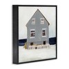Stupell Industries Winter Beach House Landscape Framed Giclee Art - 2 of 4