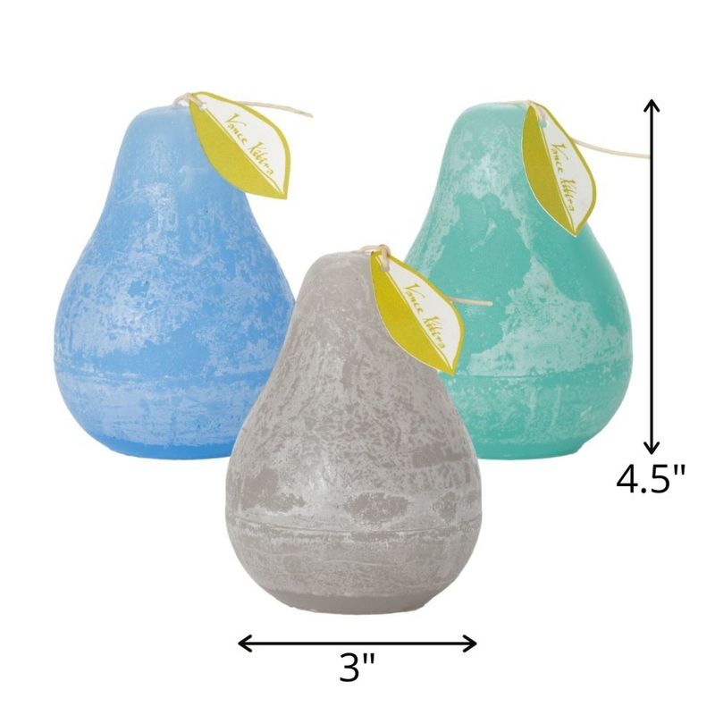 Crystal Waters Pear Candles Kit - Set of 3, 3 of 4
