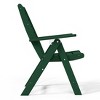 WestinTrends Malibu HDPE Adjustable Highback Folding Patio Dining Chair - 3 of 4