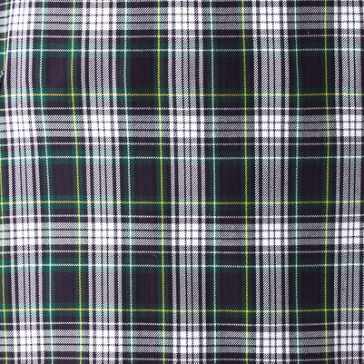 white/evergreen plaid