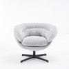 Vatros 360° Swivel Accent Chair with Removable Cushion - 3 of 4