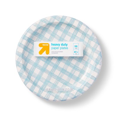 Heavy Duty White Paper Plates 8.5 - 55ct- Up & Up™ : Target