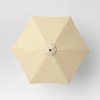 9' Round Outdoor Patio Market Umbrella with Black Pole - Room Essentials™ - 4 of 4