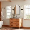 Wooakway Recessed or Wall Mount Medicine Cabinet 24 x 36 Inch Bathroom Mirror Cabinet with HD Mirror, Black - 2 of 4