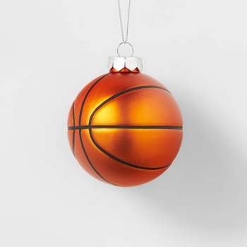 Glass Basketball Christmas Tree Ornament - Wondershop™