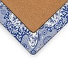 Pimpernel Blue Italian Placemats - Set of 4 (15.7” x 11.7”) Cork Backing, Elegant Italian-Inspired Design, Durable & Easy to Clean - 3 of 4
