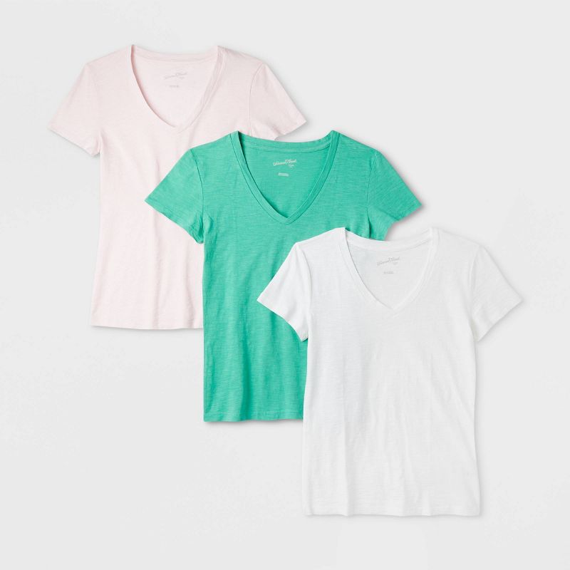  Women's Fitted V-Neck Short Sleeve T-Shirt - Universal Thread™, 5 of 12