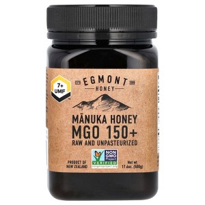 Egmont Honey Manuka Honey, Raw And Unpasteurized, UMF 7+, MGO 150+, 17.6 oz (500 g) - 1 of 2