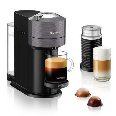 Nespresso Vertuo Next Coffee Maker and Espresso Machine Bundle by DeLonghi - Gray