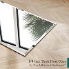 Frameless Rectangle Bathroom Mirror, Shatterproof Beveled Edge Glass, Modern Wall Mirror - 3 of 4
